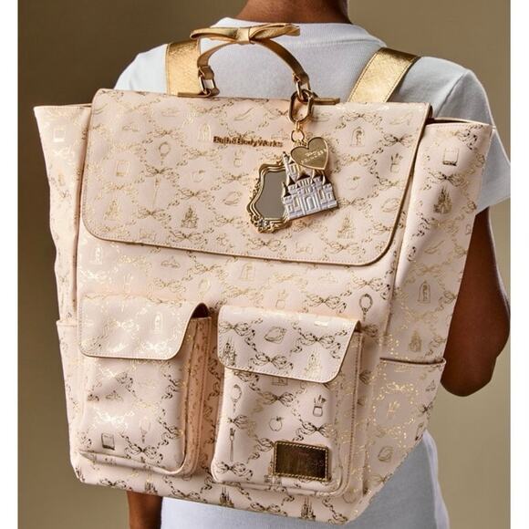 NEW [LIMITED EDITION] DISNEY PRINCESS BACKPACK BATH AND BODY GOLDEN MIRROR PURSE main image 4